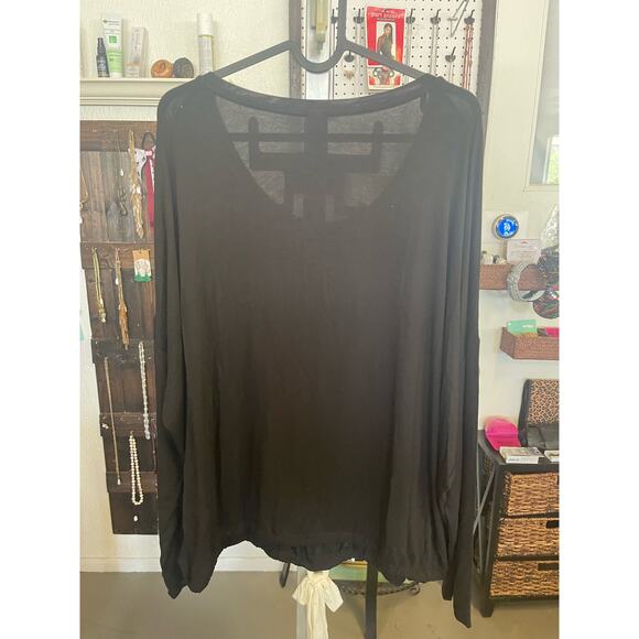 Place Women's Tie Front Modal PJ Set By Place 2Xl and Large Available - Picture 8 of 8